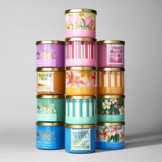 Distant Lands 14oz Summer Sun 3-Wick Scented Jar Candle