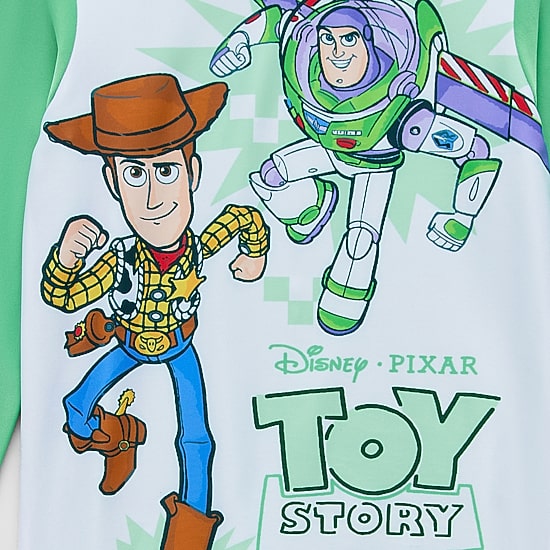 Disney Collection Little & Big Kid Boys Buzz Lightyear Toy Story Woody Rash Guard