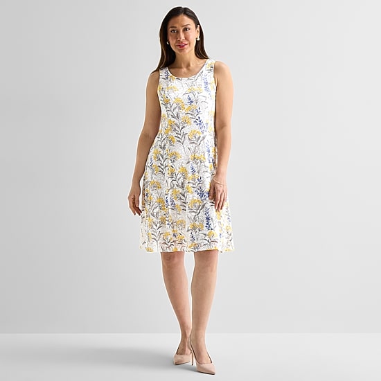 Perceptions Womens Lace Floral Jacket Dress
