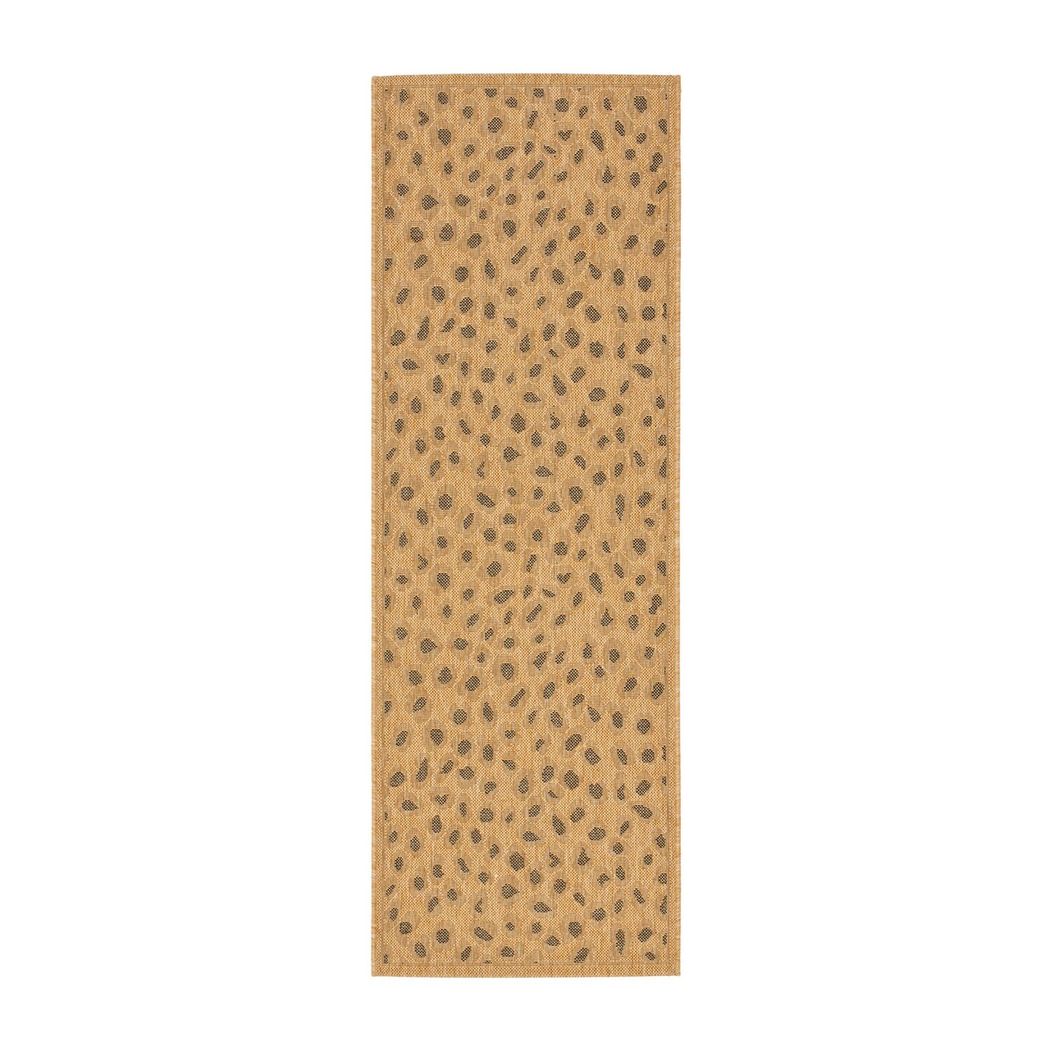 Safavieh Courtyard Collection Allison Animal Indoor/Outdoor Runner Rug