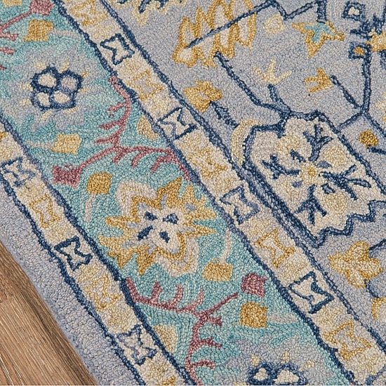 Momeni Tangier 30 Bordered Hand Tufted Indoor Rectangular Accent Rug