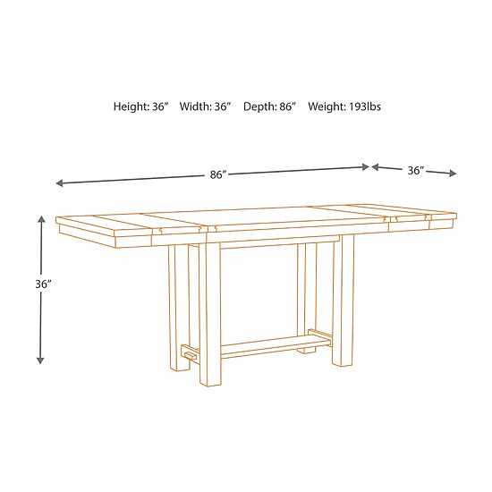 Signature Design by Ashley® Kavarna 5-Piece Counter Height Dining