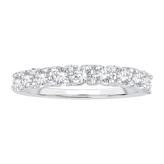 Womens 1/2 CT. T.W. Natural White Diamond 10K Gold Wedding Band