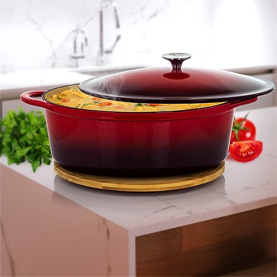 MegaChef 7-qt. Cast Iron Dutch Oven