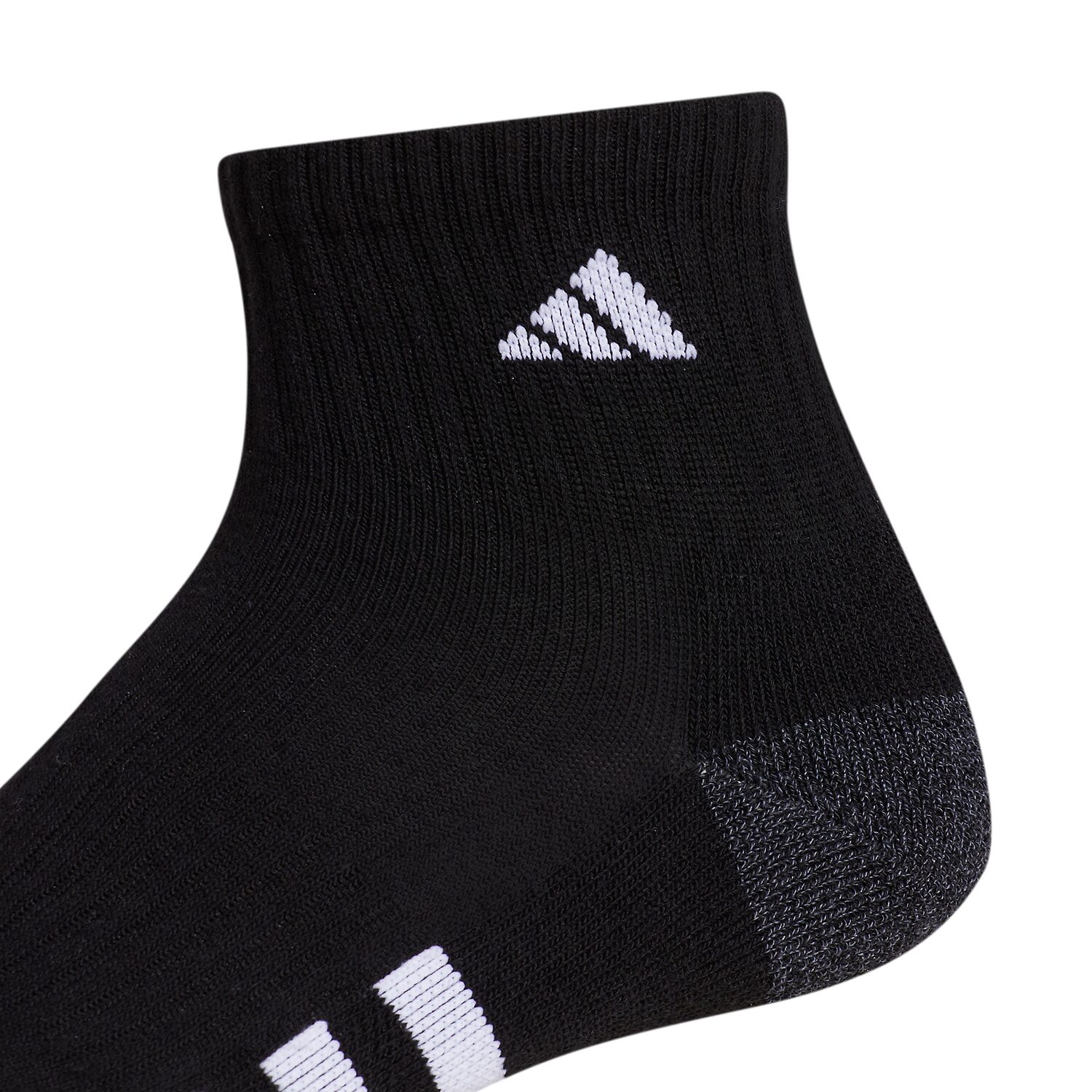 adidas Cushioned Mens 3 Pair Quarter Ankle Socks