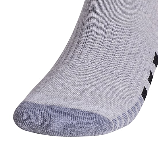 adidas Cushioned Mens 3 Pair Quarter Ankle Socks