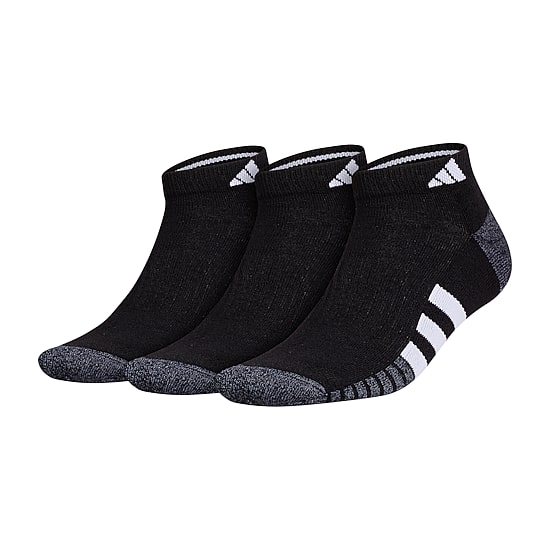 adidas Cushioned Mens 3 Pair Low Cut Socks