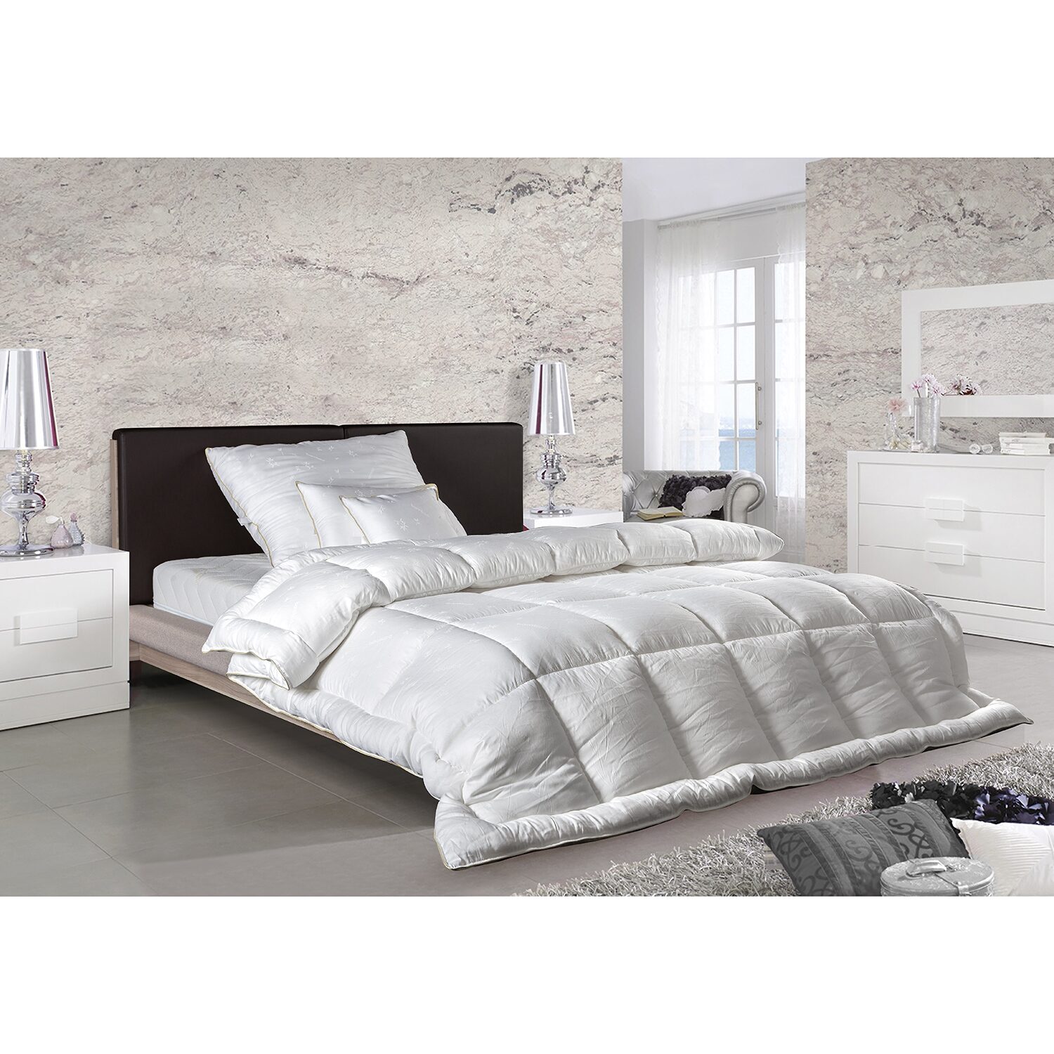 Depera Home Down Firm Density Bed Pillow