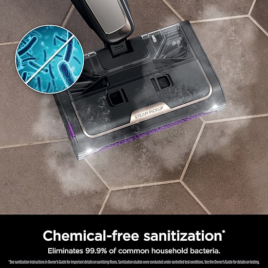 Shark Steam Mop Pick-Up & Sanitize Steam Cleaner