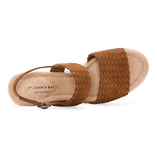 St. John's Bay Womens Lajolla Wedge Sandals