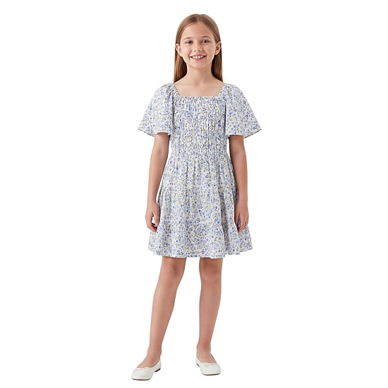 Bonnie Jean Big Kid Girls Flutter Short Sleeve A-Line Dress