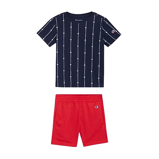 Champion Little Boys Knit 2-pc. Short Set