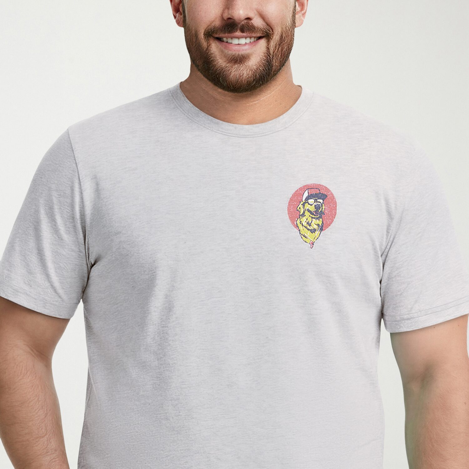 IZOD Saltwater Mens Crew Neck Short Sleeve Classic Fit Big and Tall Graphic T-Shirt