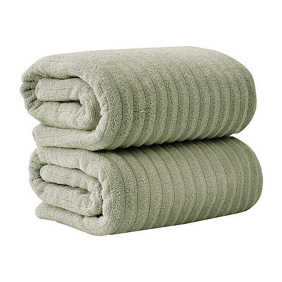Linery Cotton Textured Oversized 2-pc. Bath Sheet