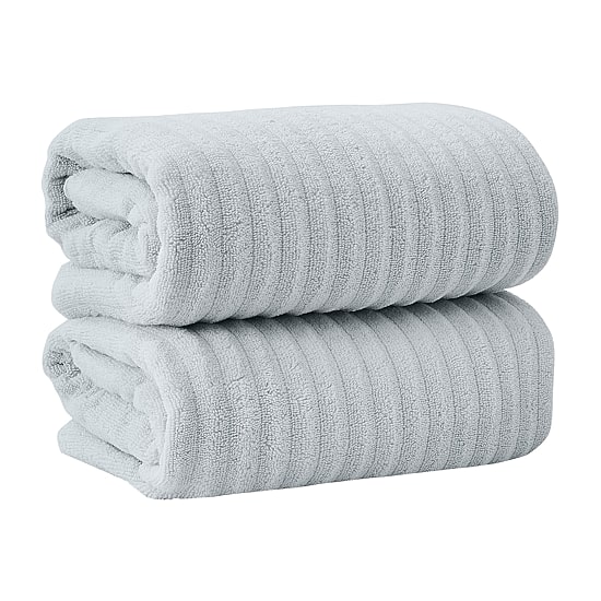 Linery Cotton Textured Oversized 2-pc. Bath Sheet