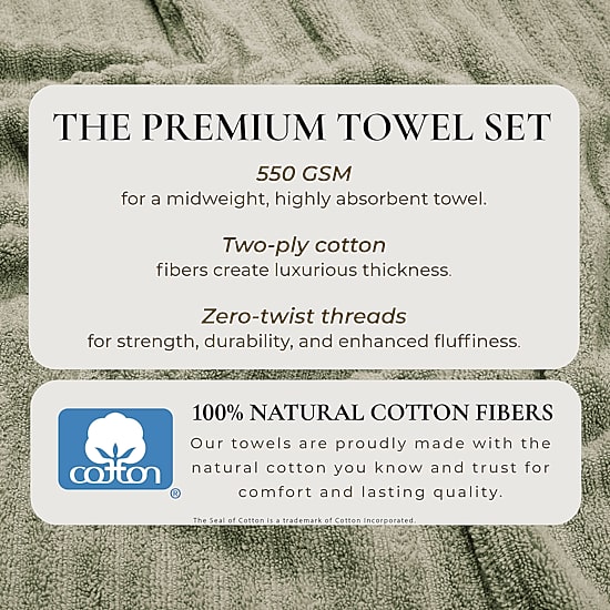 Linery Cotton Textured Oversized 2-pc. Bath Sheet