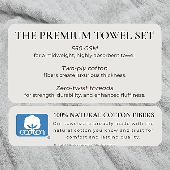 Linery Cotton Textured Oversized 2-pc. Bath Sheet