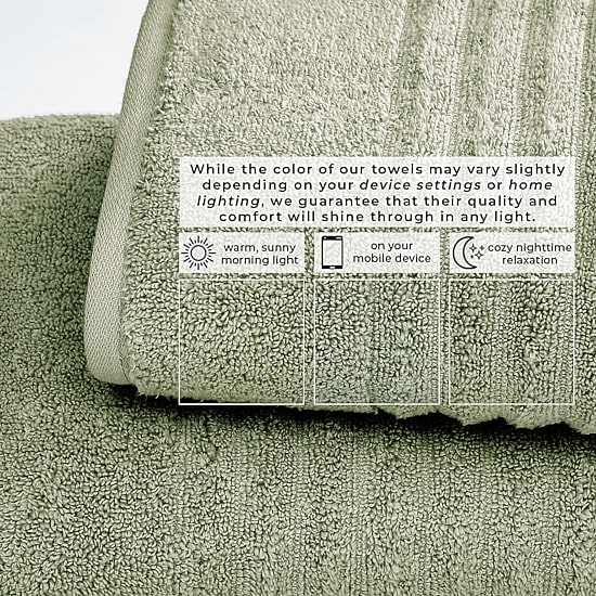 Linery Cotton Textured Oversized 2-pc. Bath Sheet