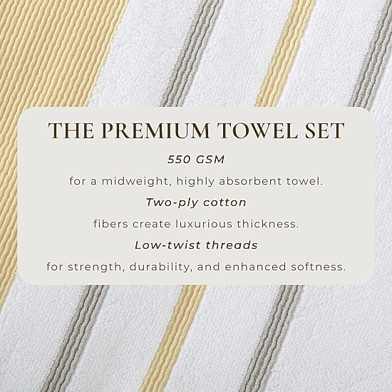 Luxury Cotton 4 Pc Decorative Hand Towel Set