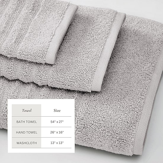 Linery Luxurious Cotton 6 Pc Towel Set