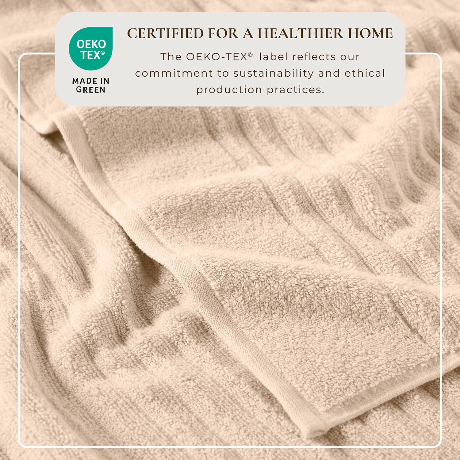 Linery Luxurious Cotton 6 Pk Hand Towel Set