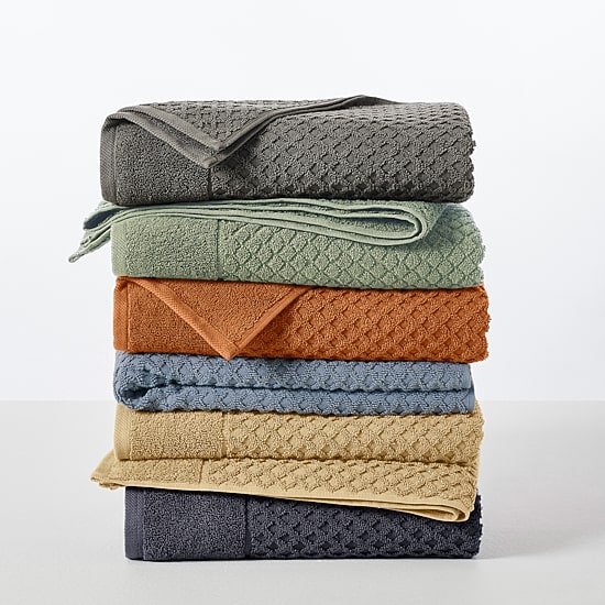 Linery Cotton Quick-Dry Waffle Oversized 2-pc. Bath Sheet