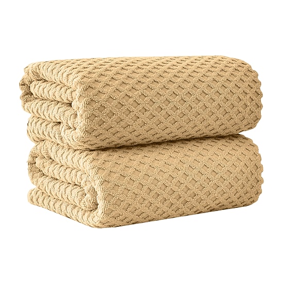 Linery Cotton Quick-Dry Waffle Oversized 2-pc. Bath Sheet