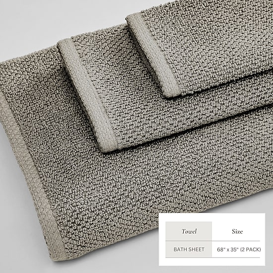 Linery Cotton Oversized 2-pc. Bath Sheet