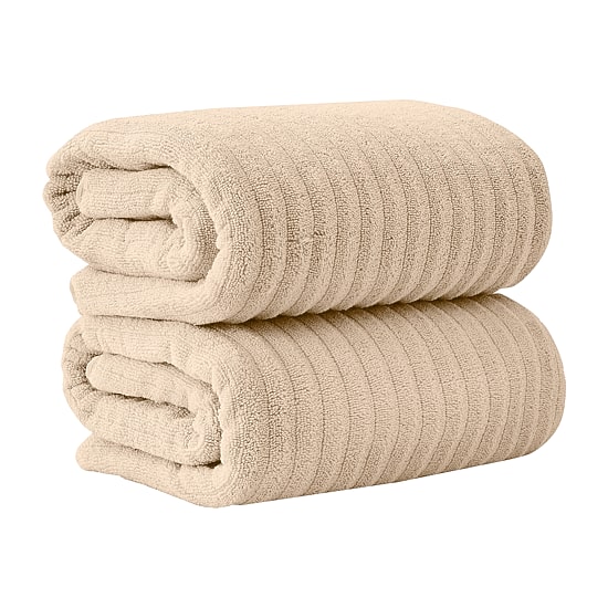 Linery Cotton Textured Oversized 2-pc. Bath Sheet