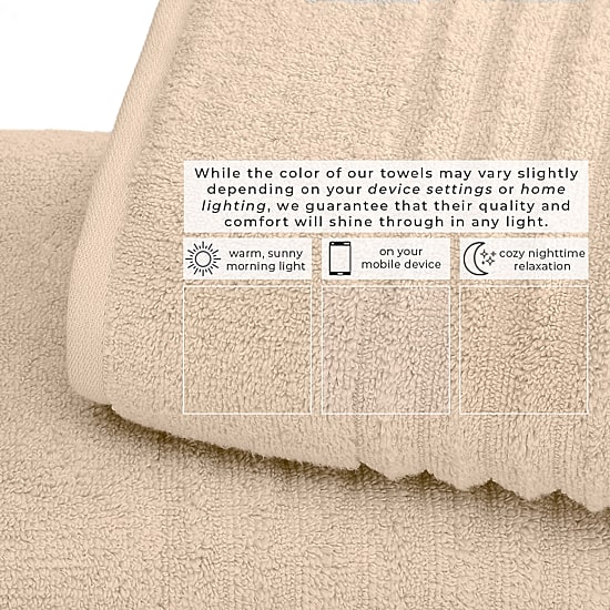 Linery Cotton Textured Oversized 2-pc. Bath Sheet