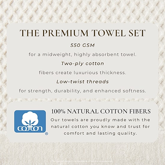 Linery Cotton Quick-Dry Waffle Oversized 2-pc. Bath Sheet