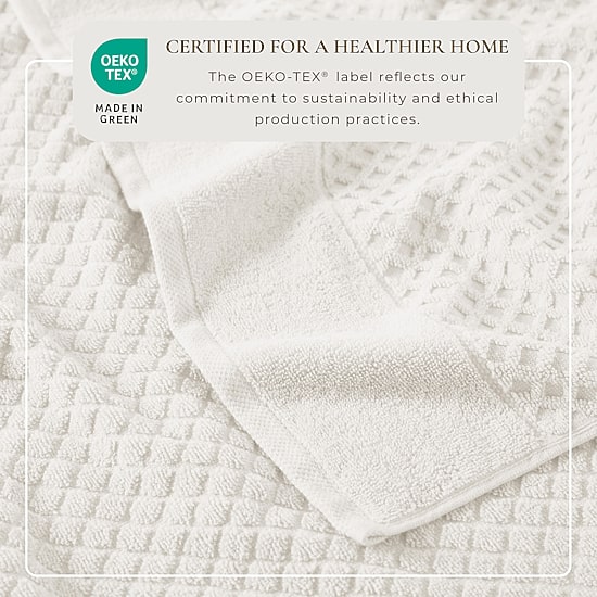 Linery Cotton Quick-Dry Waffle Oversized 2-pc. Bath Sheet