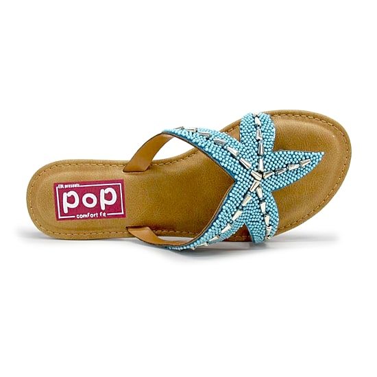 Pop Womens Asterra Flat Sandals