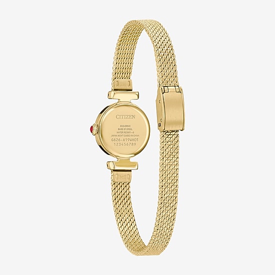 Citizen Classic Eco Womens Gold Tone Stainless Steel Bracelet Watch Eg7086-57p