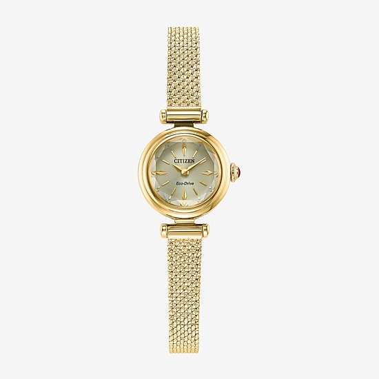 Citizen Classic Eco Womens Gold Tone Stainless Steel Bracelet Watch Eg7086-57p