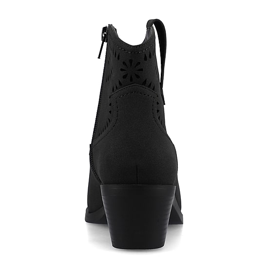 Journee Collection Womens Cheyenne Stacked Heel Cowboy Boots