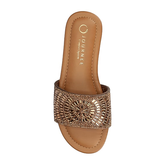 Journee Collection Womens Maria Flat Sandals