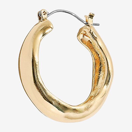Bold Elements Womens 1 Inch Hoop Earrings