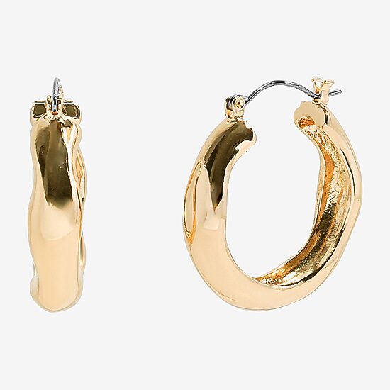 Bold Elements Womens 1 Inch Hoop Earrings