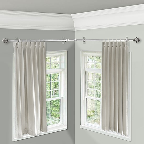 Rod Desyne Twist Corner 13/16 IN Adjustable Curtain Rod