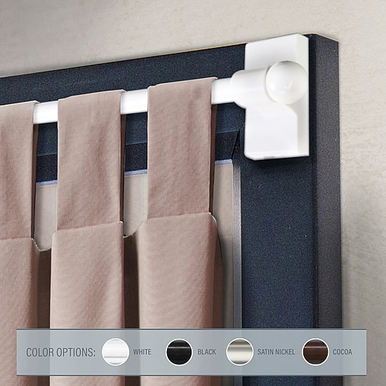 Rod Desyne Magnetic 1/2 IN Curtain Rod (28-48")