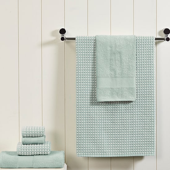 Pacific Coast Textiles Cobblestone 6-pc. Geometric Bath Towel Set