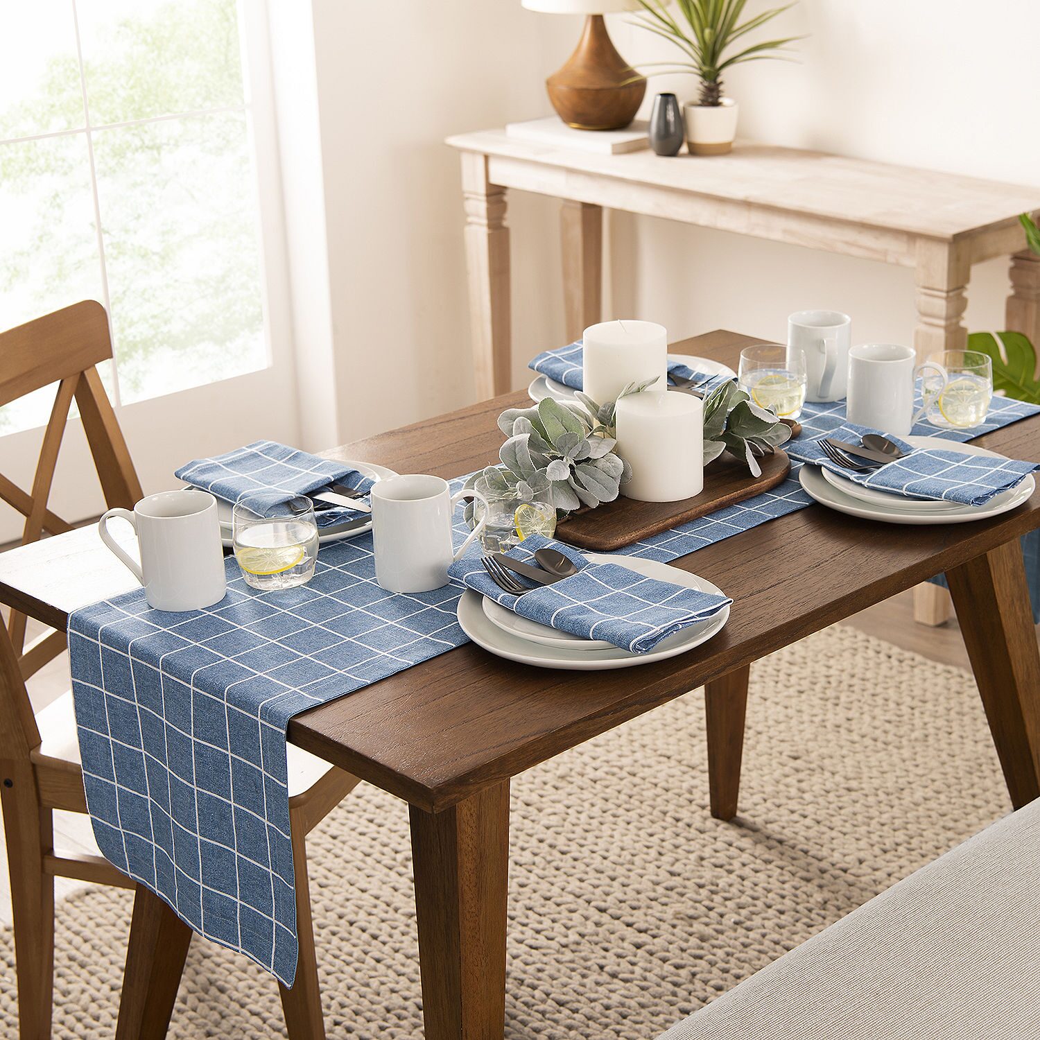 Fieldcrest Window Pane 4-pc. Napkins