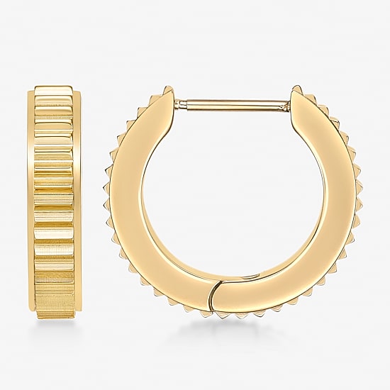 Mens Stainless Steel 16mm Hoop Earrings