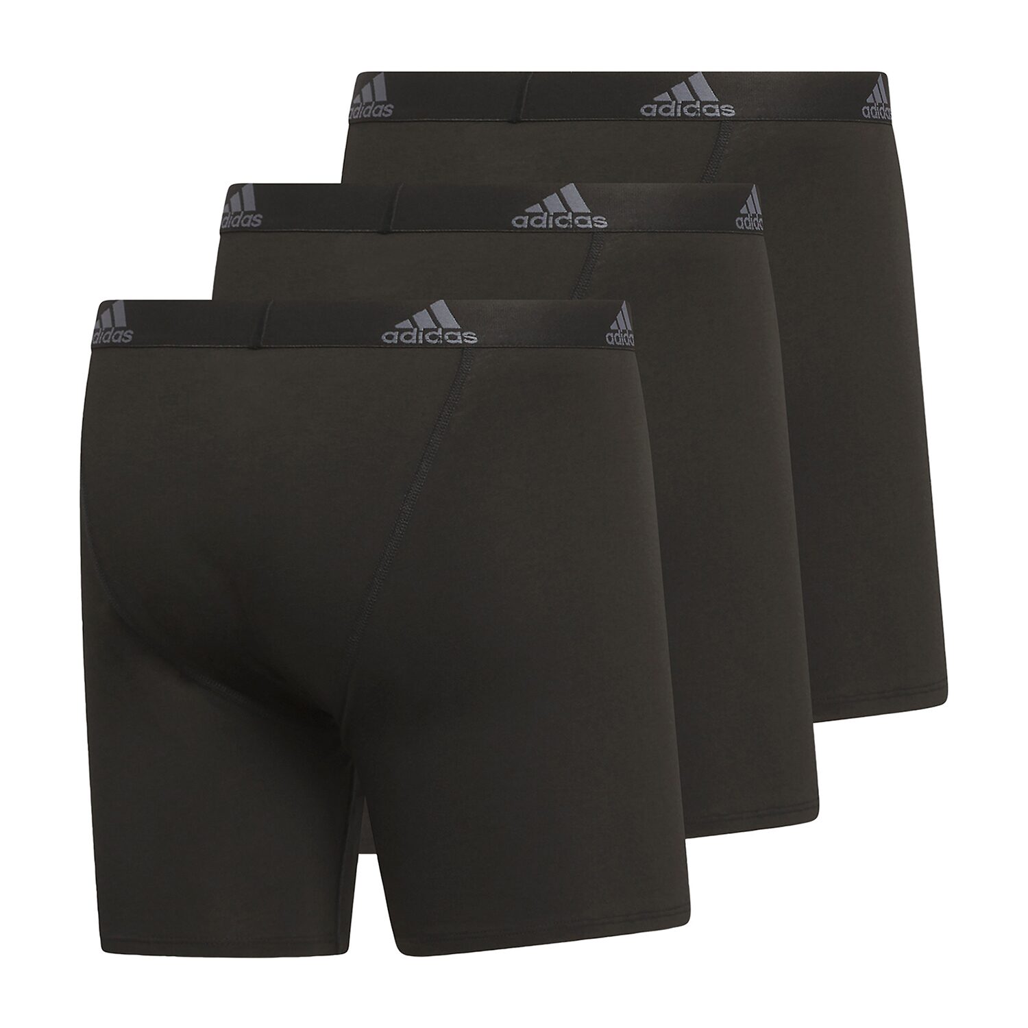 adidas Stretch Cotton Mens 3 Pack Boxer Briefs 5158001a