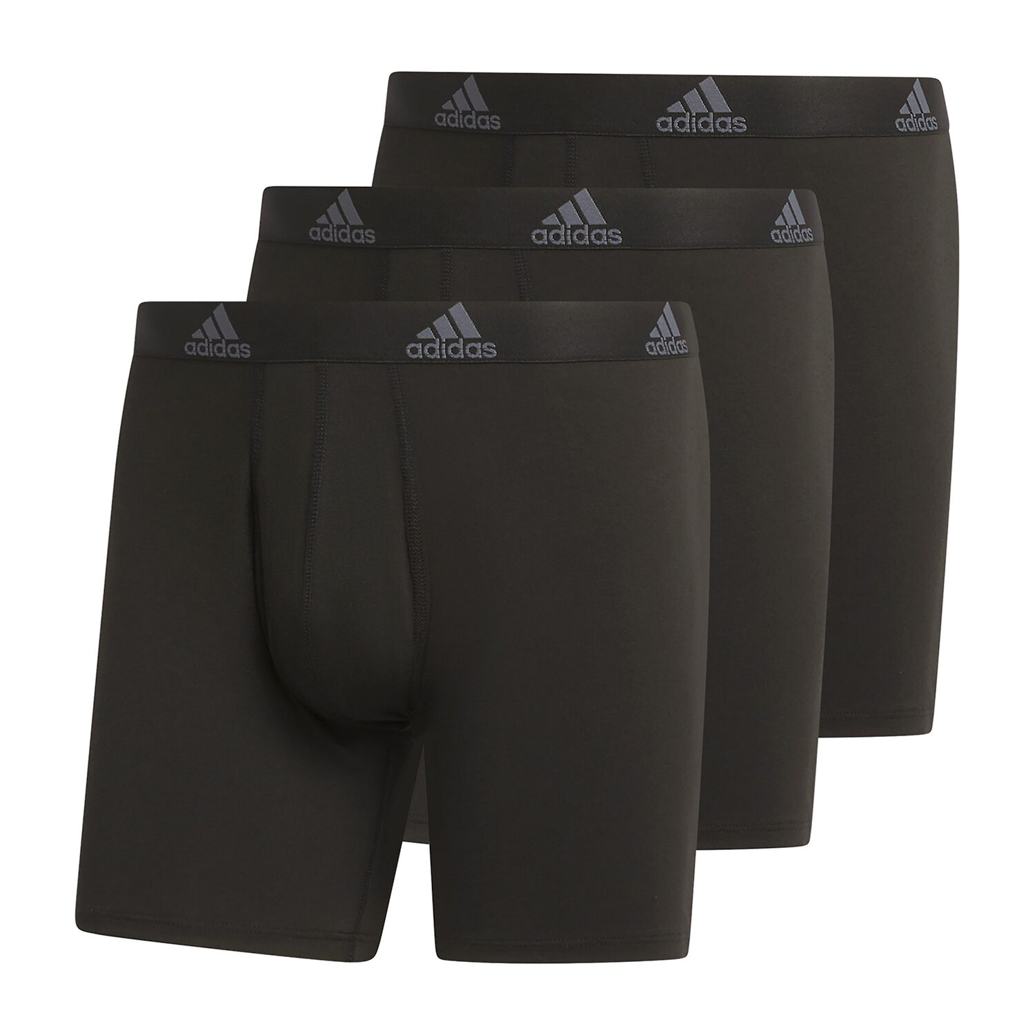 adidas Stretch Cotton Mens 3 Pack Boxer Briefs 5158001a