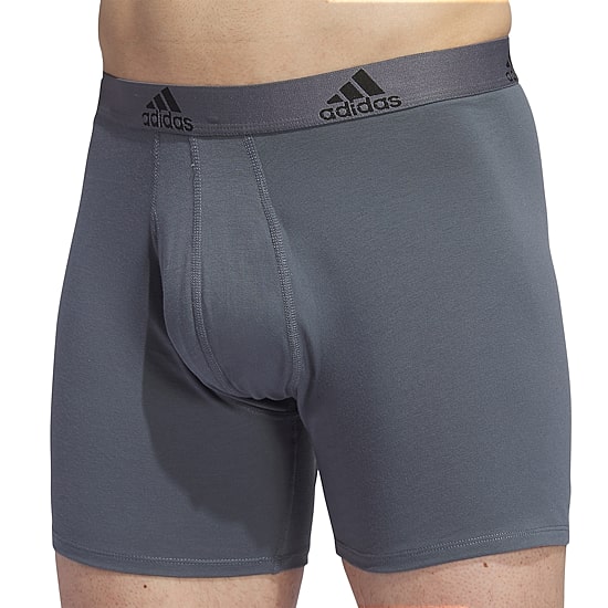 adidas Stretch Cotton Mens 3 Pack Boxer Briefs 5158001a