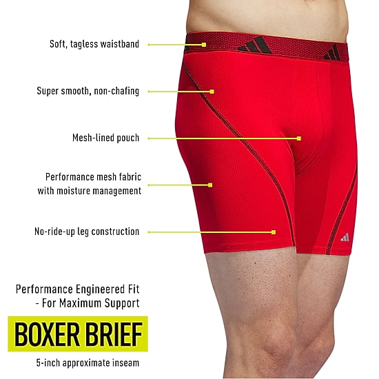 adidas Performance Mesh Mens 3 Pack Boxer Briefs 5157977a
