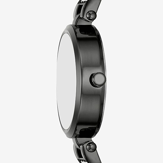 Geneva Womens Crystal Accent Gray Bracelet Watch Fmdjm301