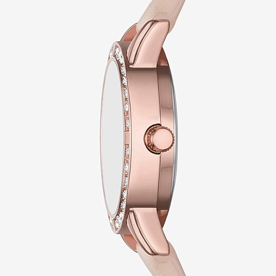 Womens Crystal Accent Pink 7-pc. Watch Boxed Set Fmdjset723